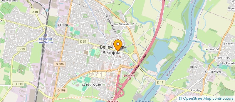 localisation de l'entreprise ROUGE PASSIONGLES à BELLEVILLE-EN-BEAUJOLAIS