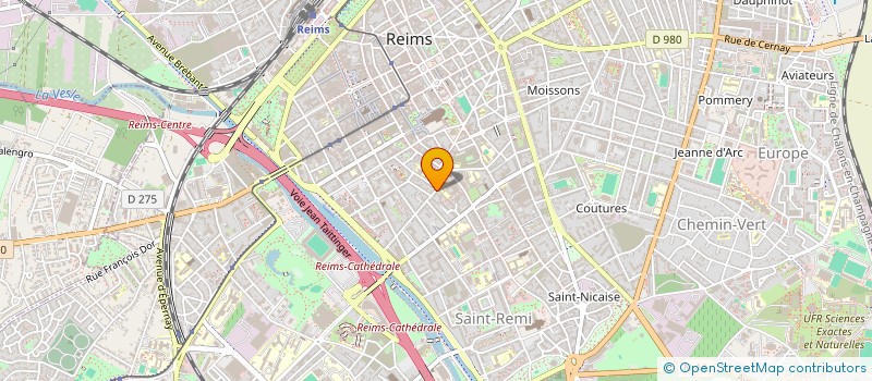 localisation de l'entreprise ROUGE PASTEL  REIMS