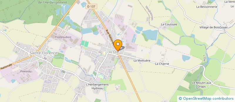 localisation de l'entreprise ROUGE POPPY à L' OIE