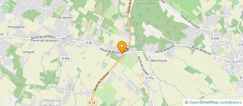 localisation de l'entreprise ROUGE SEGUELA à VILLENEUVE-LES-BOULOC