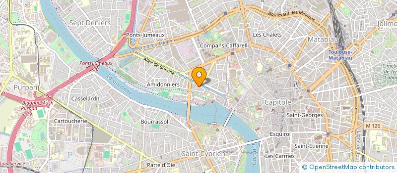 localisation de l'entreprise ROUGE TENDANCE à TOULOUSE