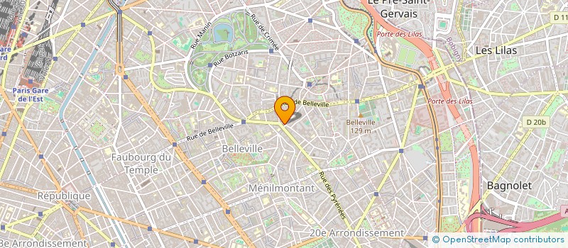 localisation de l'entreprise ROUGE TEX  PARIS