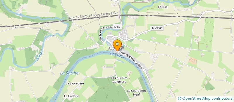 localisation de l'entreprise ROUGEBLINIL CORPORATION  AVOISE