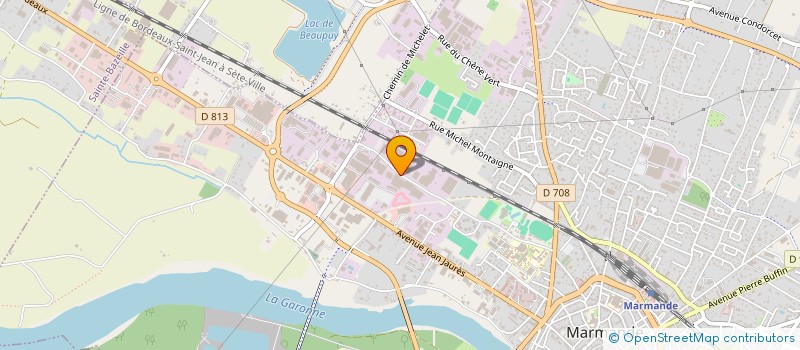 localisation de l'entreprise ROUGELINE ACHATS  MARMANDE