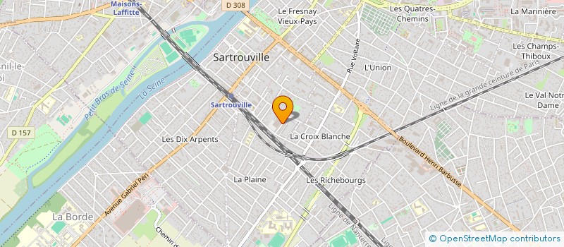 localisation de l'entreprise ROUGELOT MULTISERVICE  SARTROUVILLE