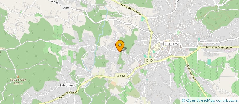 localisation de l'entreprise ROUGEMAS à LORGUES