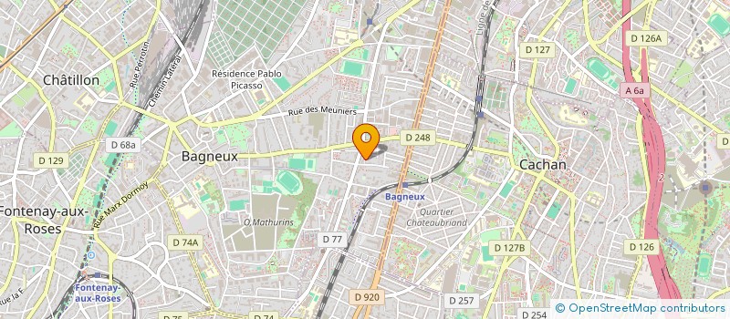 localisation de l'entreprise ROUGEMONT ADVISORY à BAGNEUX