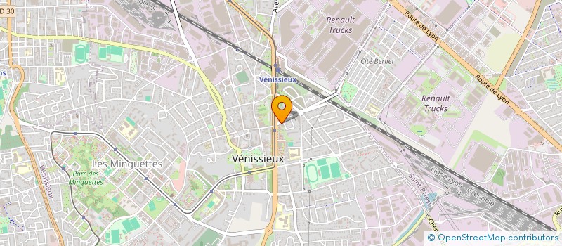 localisation de l'entreprise ROUGEMONT ET CIE L IMPECCA  VENISSIEUX