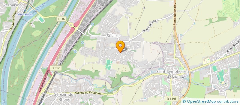 localisation de l'entreprise ROUGEMONT LOGISTIQUE ET TRANSPORTS  SOLAIZE