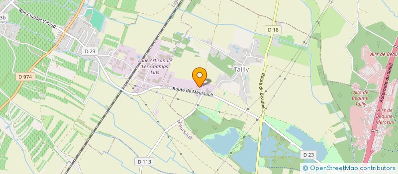 localisation de l'entreprise ROUGEOT VITI à MEURSAULT