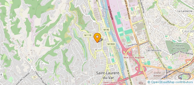 localisation de l'entreprise ROUGER-LEGAL  SAINT-JEANNET