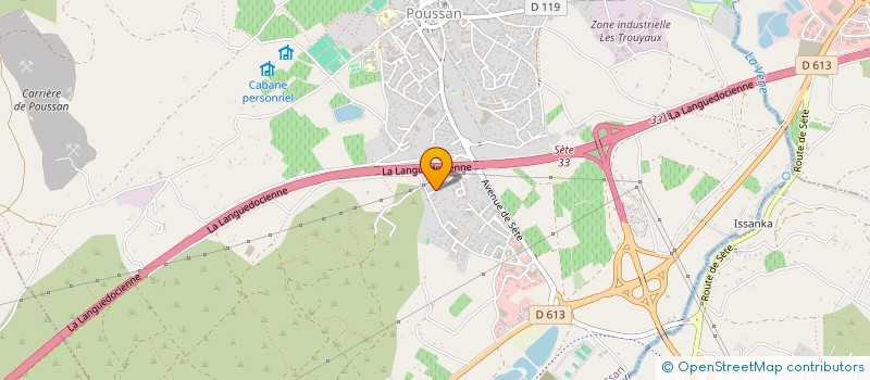 localisation de l'entreprise ROUGER MAURER  POUSSAN