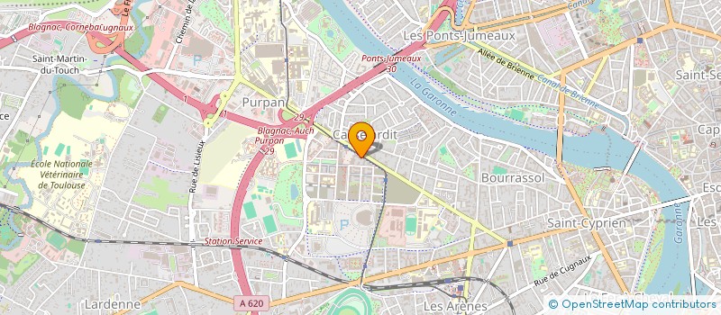 localisation de l'entreprise ROUGERIE AERO FIBRE à TOULOUSE