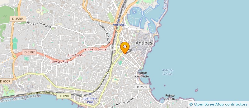 localisation de l'entreprise ROUGERON PY CASTAGNOLA  ANTIBES