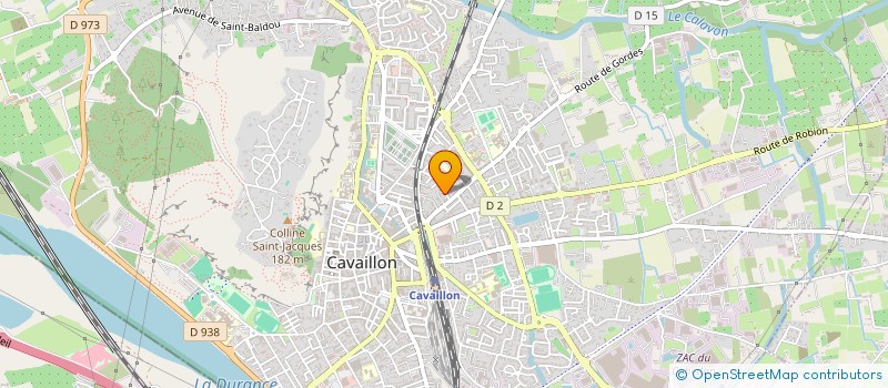 localisation de l'entreprise ROUGES GORGES  CAVAILLON