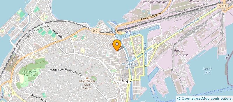 localisation de l'entreprise ROUGET DE LISLE  SETE