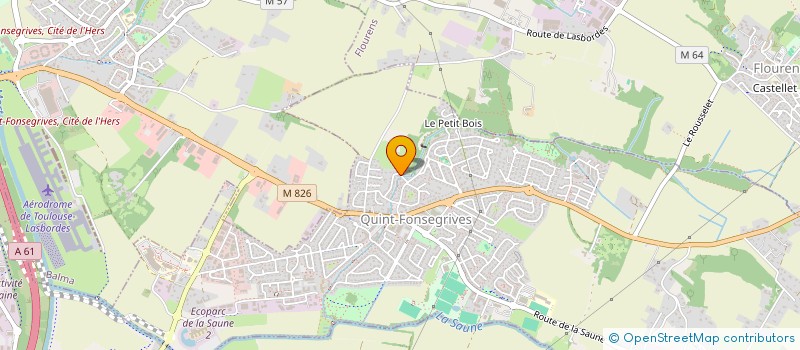 localisation de l'entreprise ROUGHCUT PRODUCTION  QUINT-FONSEGRIVES