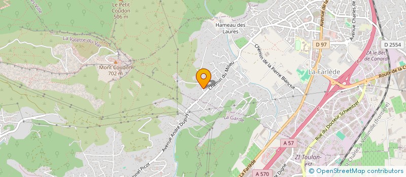 localisation de l'entreprise ROUGIE  LA FARLEDE