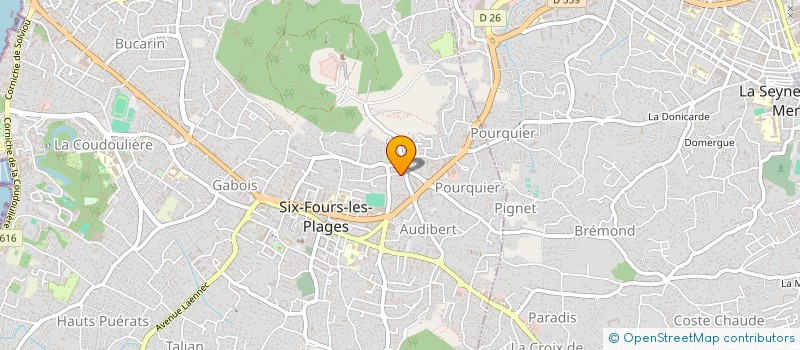 localisation de l'entreprise ROUGIER 2S à SIX-FOURS-LES-PLAGES
