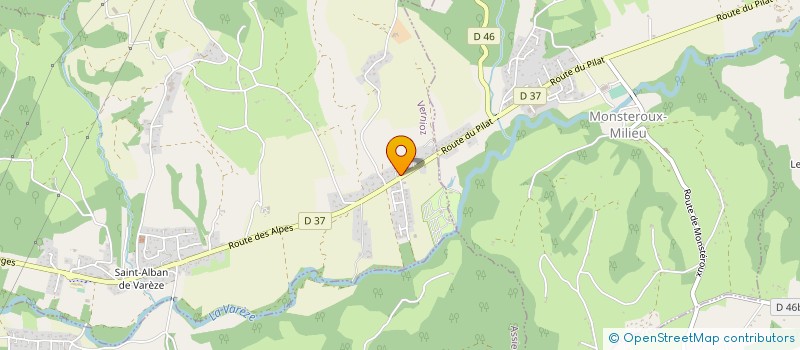 localisation de l'entreprise ROUGIER  VERNIOZ