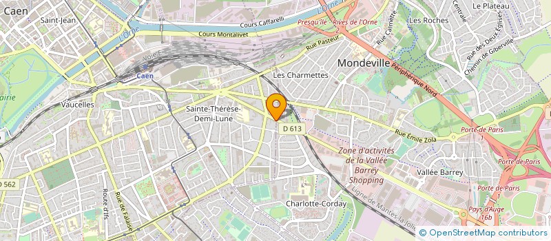 localisation de l'entreprise ROUGIER ET FILS à CAEN