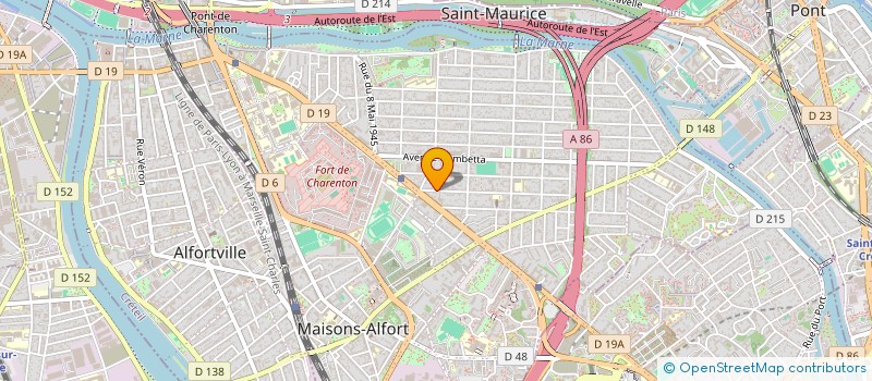 localisation de l'entreprise ROUGIER ET FILS à MAISONS-ALFORT
