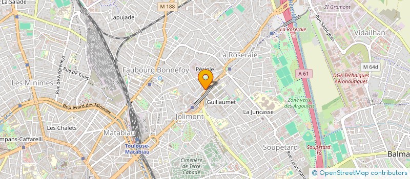 localisation de l'entreprise ROUGIER FORMATION à TOULOUSE