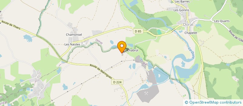 localisation de l'entreprise ROUGIER FRANCK  ORLEAT