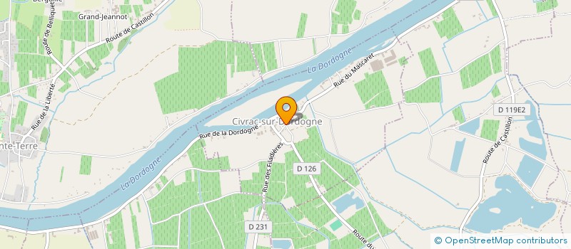 localisation de l'entreprise ROUGIER PERE ET FLS  MERIGNAS