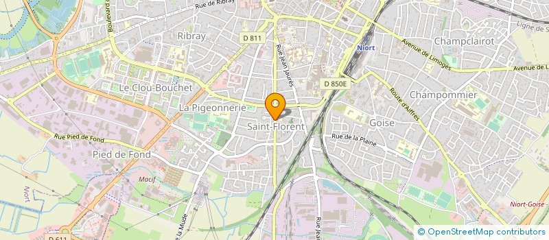 localisation de l'entreprise ROUGIER SA  NIORT