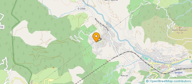 localisation de l'entreprise ROUGNETTE  SOSPEL