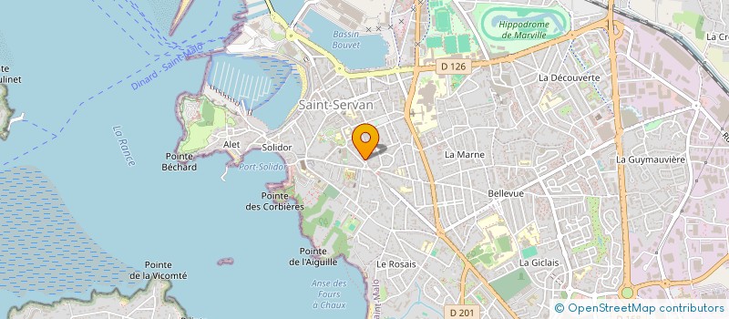 localisation de l'entreprise ROUGRIS  SAINT-MALO