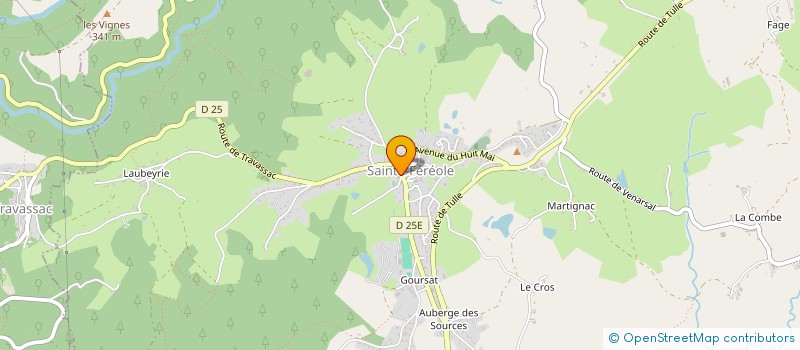 localisation de l'entreprise ROUHAUD  SAINTE-FEREOLE