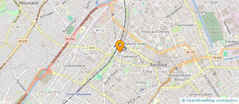 localisation de l'entreprise ROUIBI SALONS  ROUBAIX