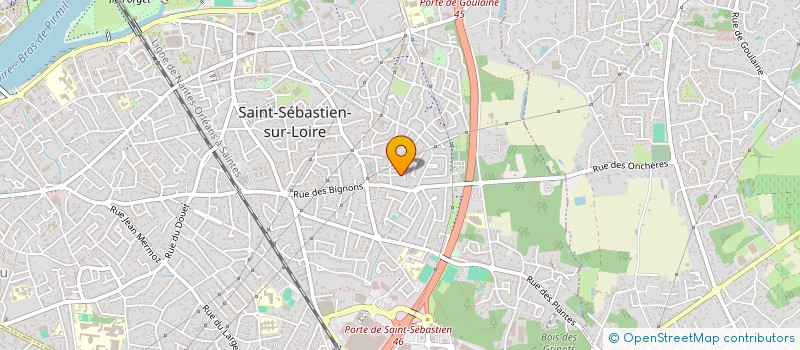 localisation de l'entreprise ROUIBIA-ASSOCIES à SAINT-SEBASTIEN-SUR-LOIRE