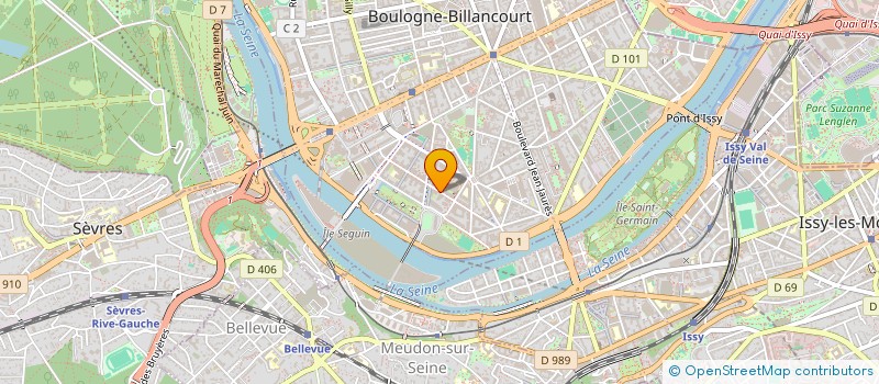 localisation de l'entreprise ROUICHI-BUZZI à BOULOGNE-BILLANCOURT