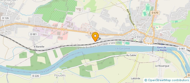 localisation de l'entreprise ROUILLAUD AND CO  LA REOLE