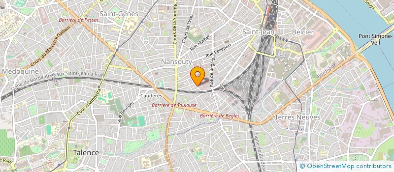 localisation de l'entreprise ROUILLE D ORFEUIL  BORDEAUX