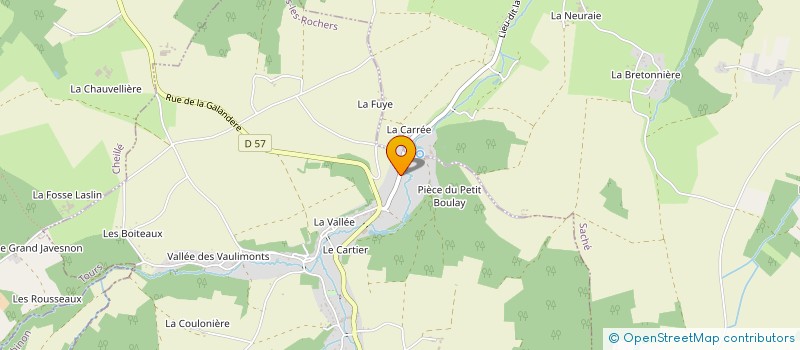 localisation de l'entreprise ROUILLE DE LA GARENNE  VILLAINES-LES-ROCHERS