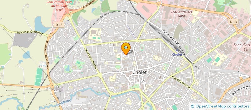 localisation de l'entreprise ROUILLE NOURRY à CHOLET