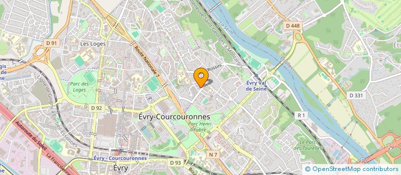 localisation de l'entreprise ROUILLONS EXOTIC à EVRY-COURCOURONNES