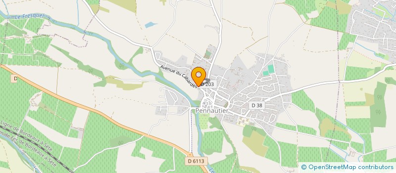 localisation de l'entreprise ROUIRE INDIVISION  PENNAUTIER