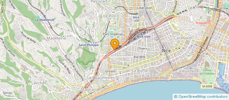 localisation de l'entreprise ROUIS  NICE