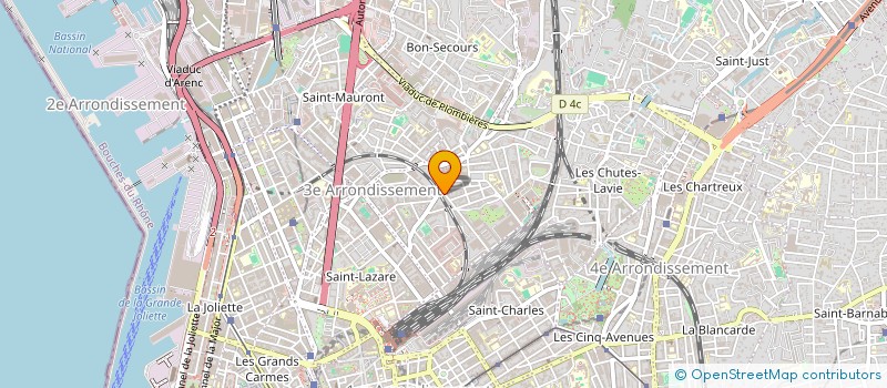 localisation de l'entreprise ROUIS CONSTRUCTIONS  MARSEILLE