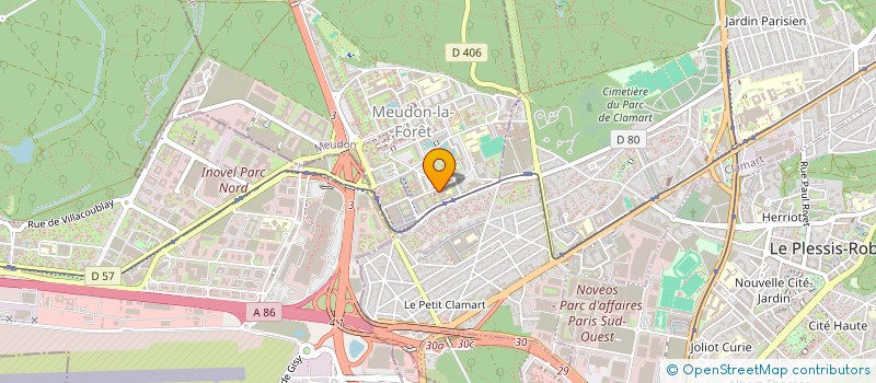 localisation de l'entreprise ROUITECH  MEUDON