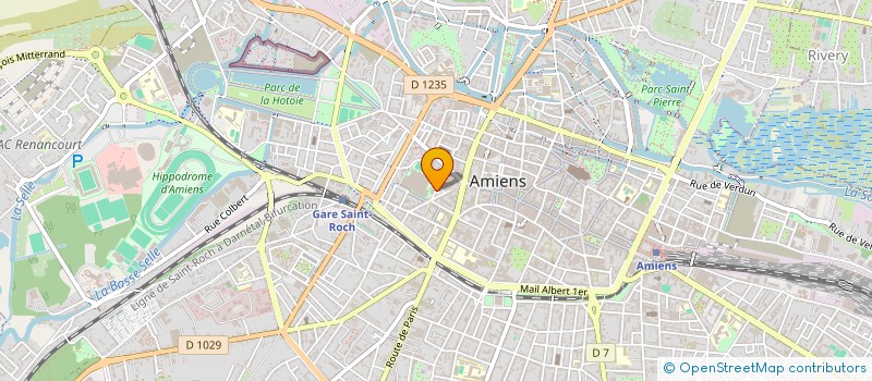 localisation de l'entreprise ROUJDAM TRANSPORTS à AMIENS