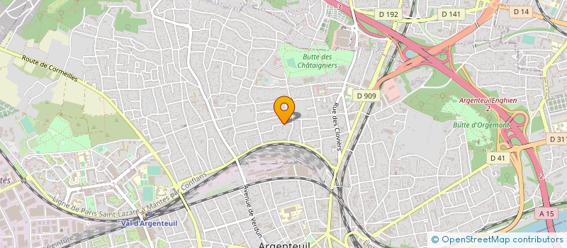 localisation de l'entreprise ROUKOUS à ARGENTEUIL