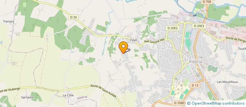 localisation de l'entreprise ROUKY FAMILY COMPANY  RIBERAC