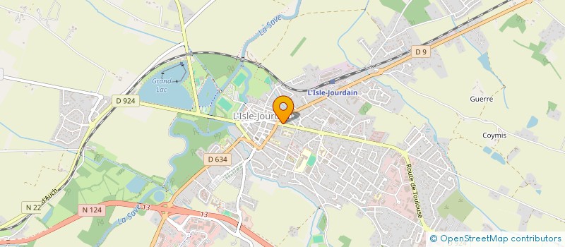 localisation de l'entreprise ROUL à L'ISLE-JOURDAIN