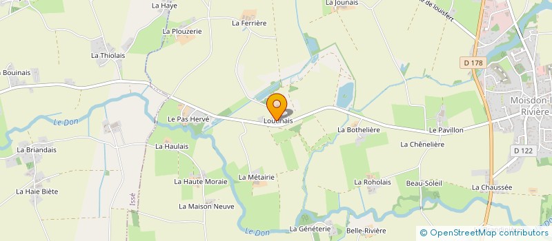 localisation de l'entreprise ROUL'AGRINOV à MOISDON-LA-RIVIERE